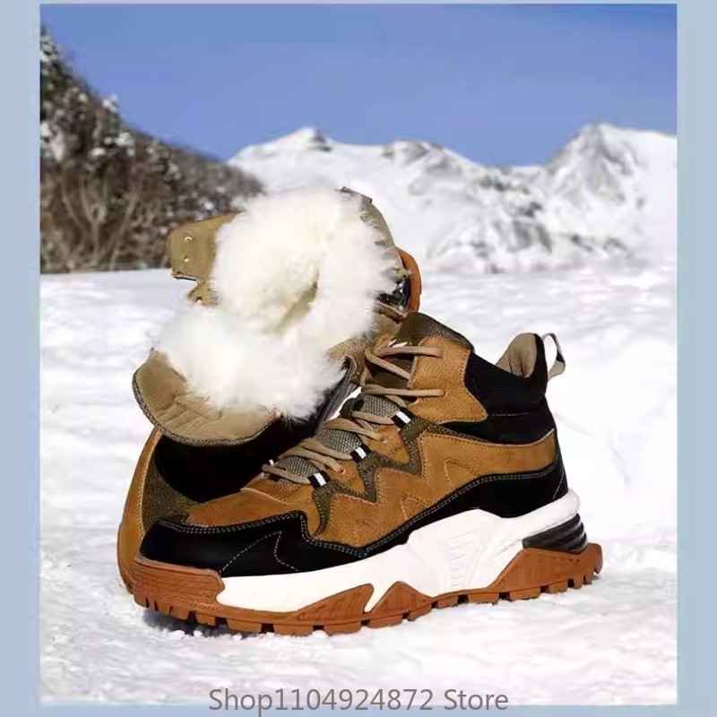 Men'S Shoes Business Casual - Winter Warm Wool Cotton Shoes Men's
