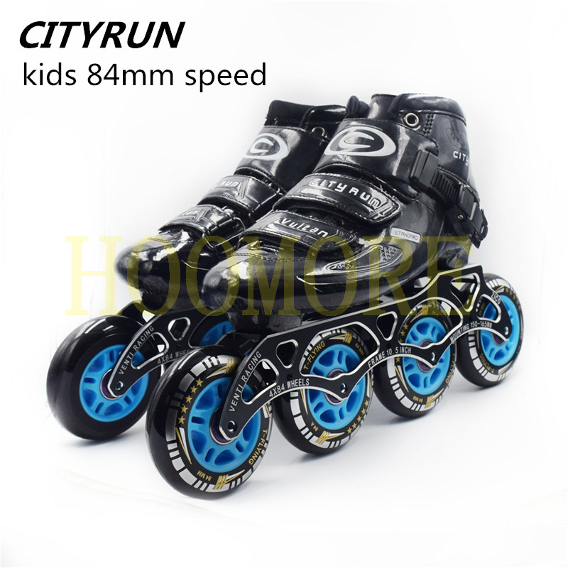 Men Shoes Eu To Us - Kids Speed Skates Shoes 4X84mm skating