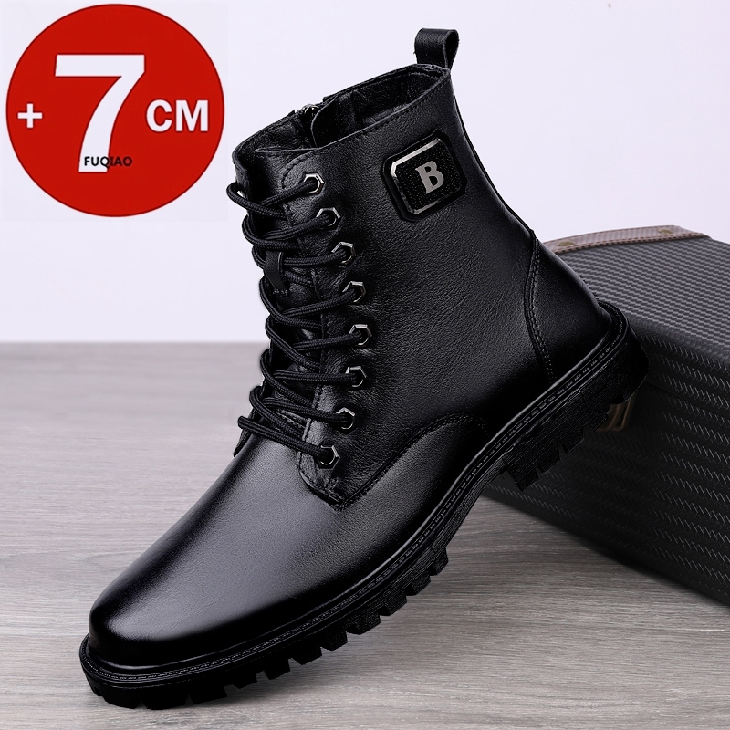Men's Genuine Leather Elevator - Men Shoes Boss recension och pris