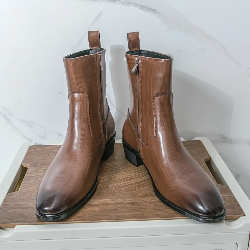 Classic Comfy Ankle Boots Bota - Men'S Shoes Business Casual recension och pris