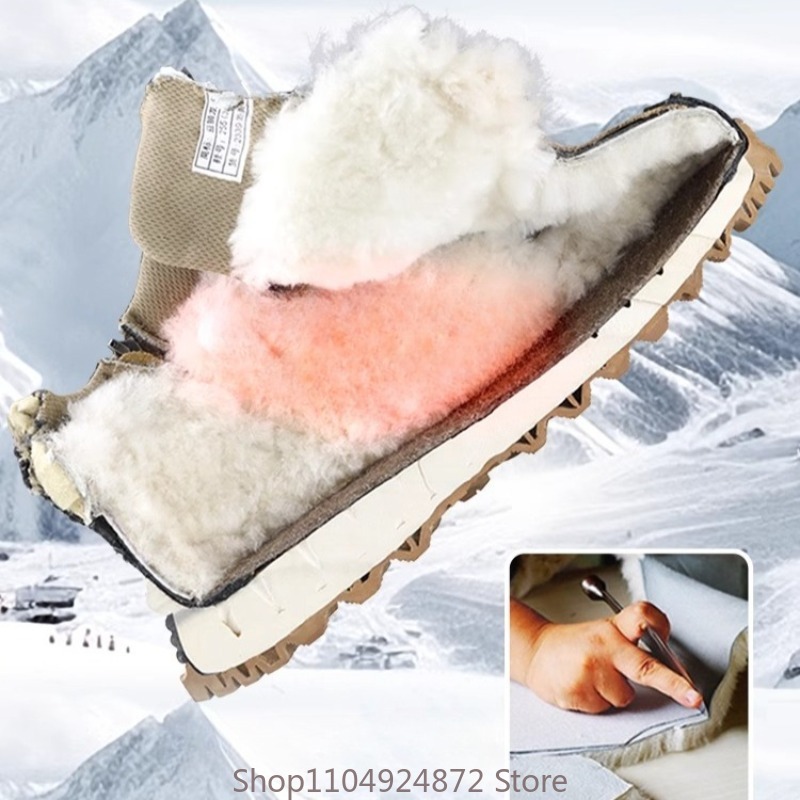 Winter Warm Wool Cotton Shoes  - Men'S Shoes Business Casual recension och pris