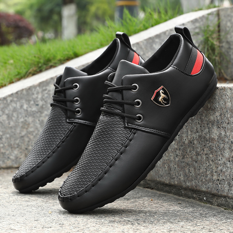 Men's Solid Color Business Cas - Men Shoes Boss recension och pris