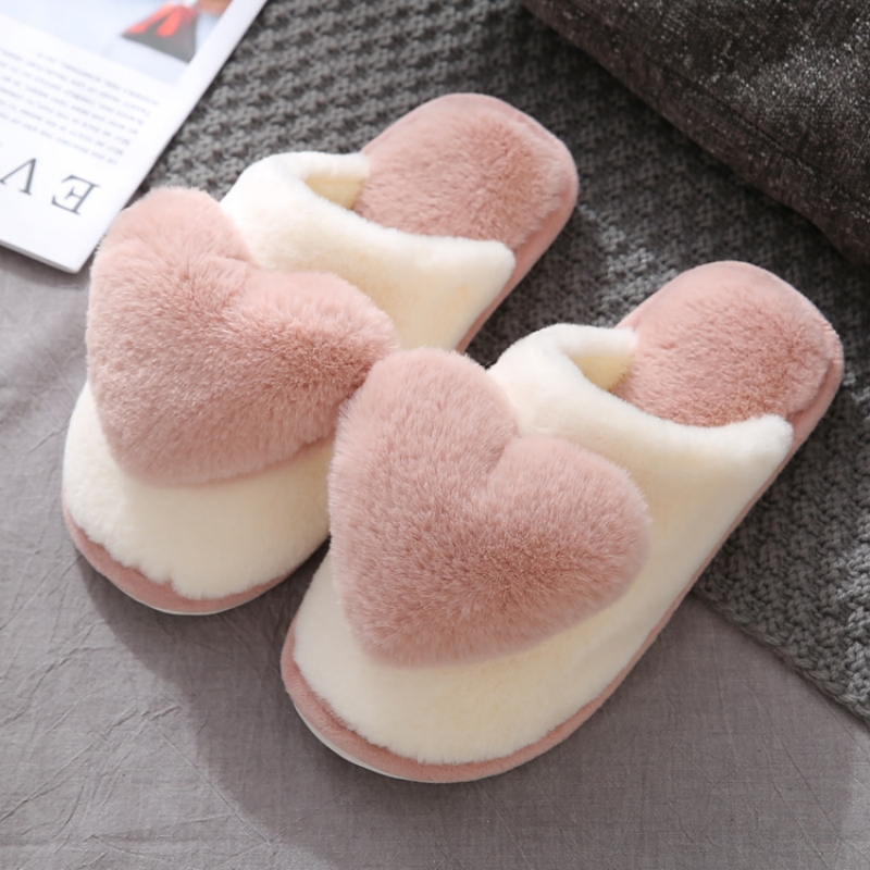 Winter Warm Heart Pattern Cott - Men'S Shoes To Women'S Size recension och pris