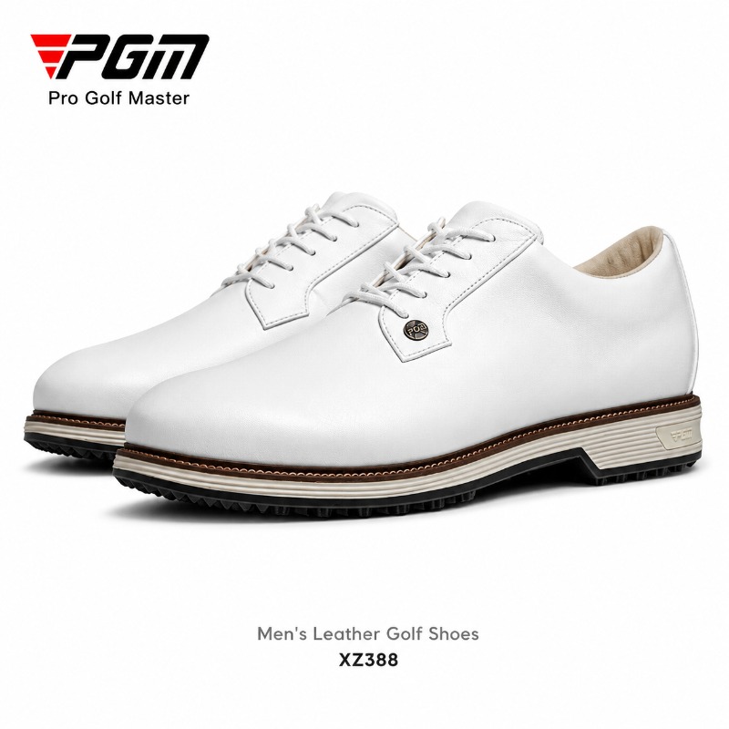 PGM Men's Cow Leather Golf Sho - Men Shoes Eu To Us recension och pris