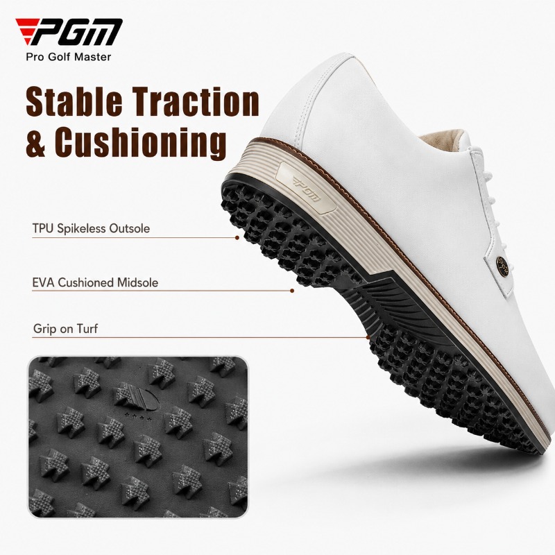 PGM Men's Cow Leather Golf Sho - Men Shoes Eu To Us recension och pris