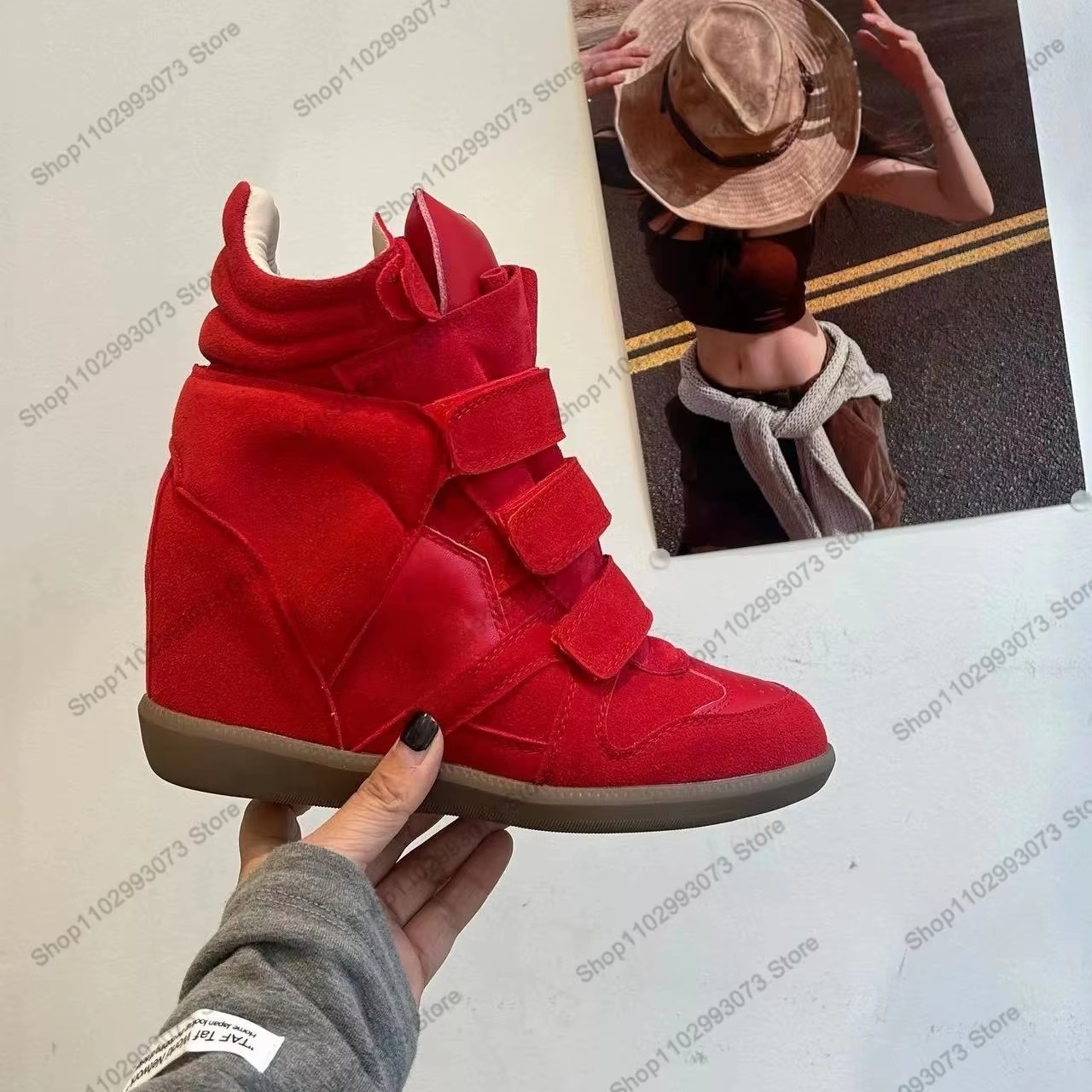 Women Hidden Wedge Heel High‑T - Running Shoes Lightweight recension och pris